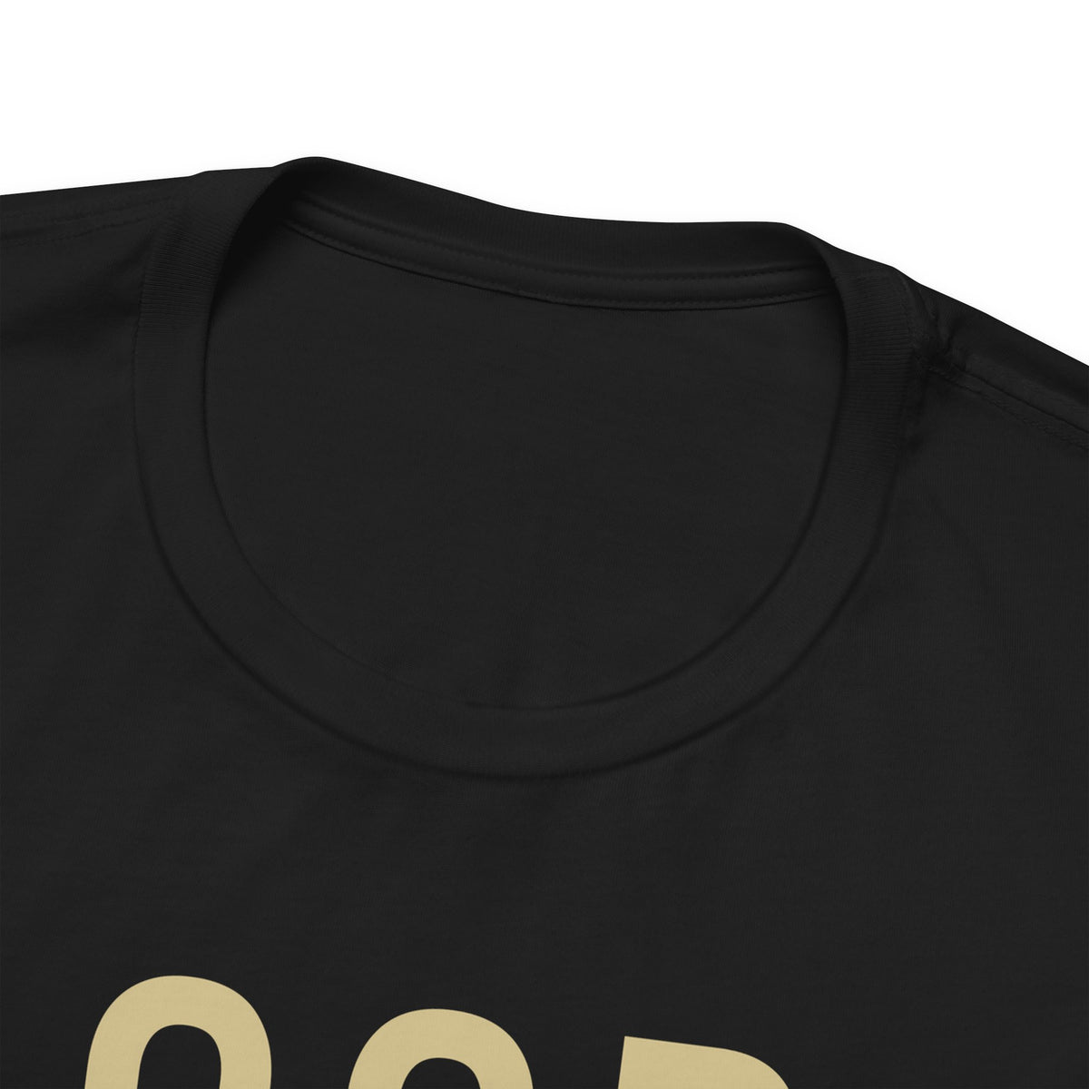 God Is Good Unisex T-Shirt  (Dark + Gold Text)