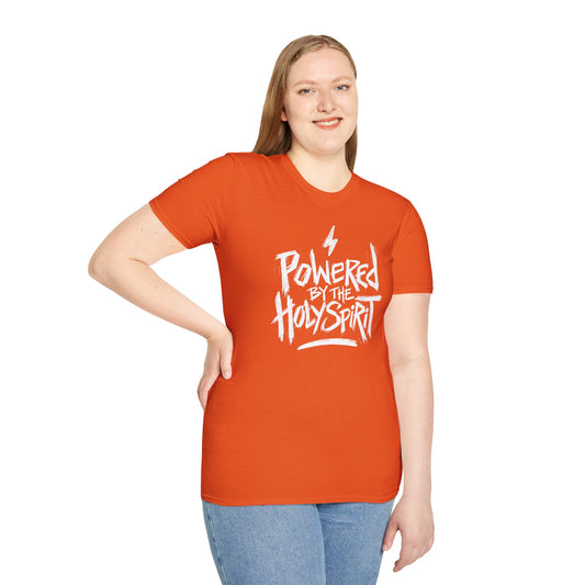 Powered by the HOLY SPIRIT Christian T-Shirt - CURVY