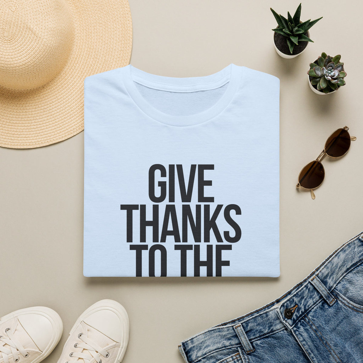 Give Thanks to the Lord T-Shirt (Light)