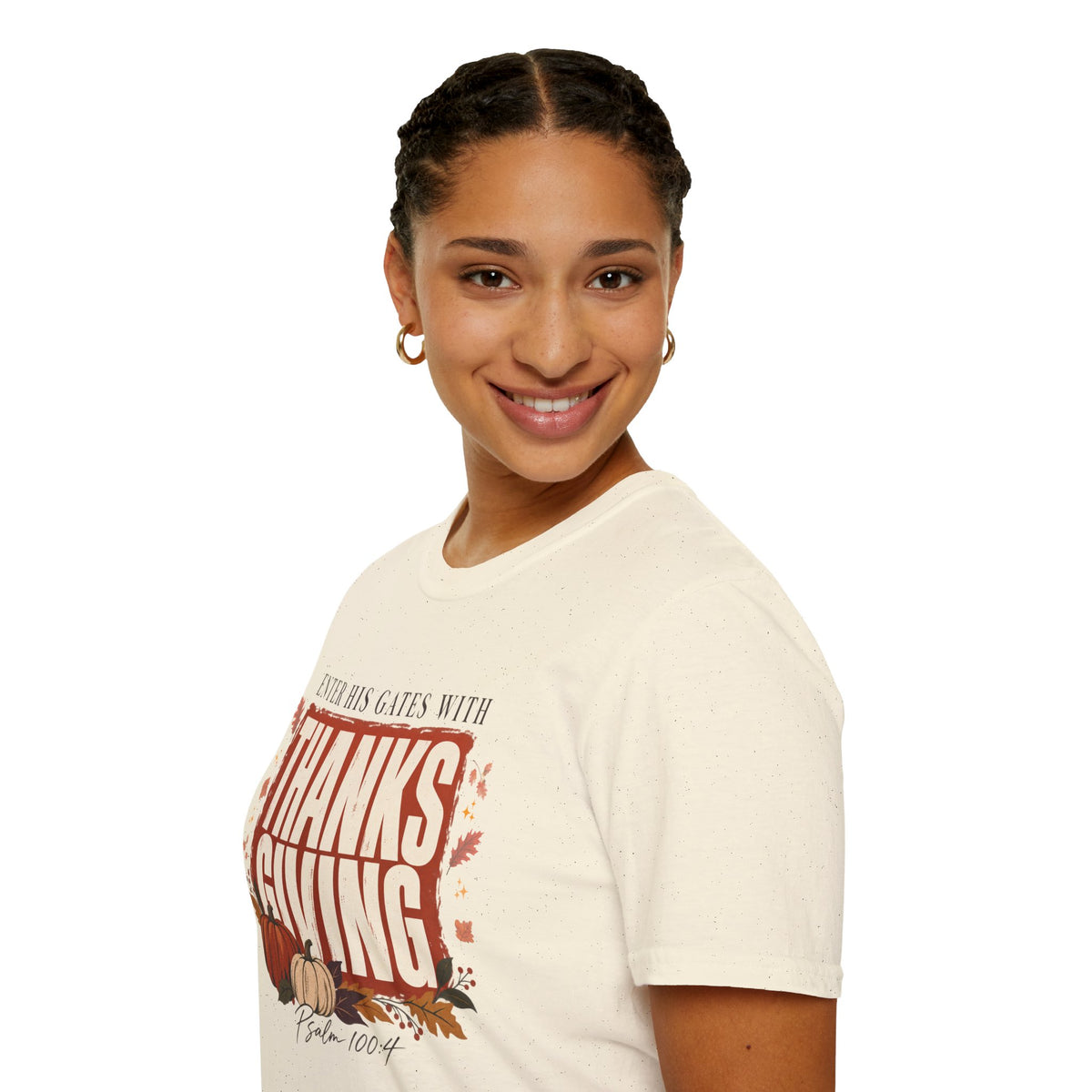 Enter His Gates With Thanksgiving Graphic T-Shirt