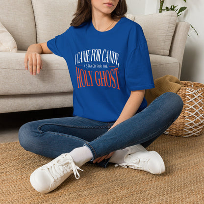 I Came For Candy, I Stayed For The Holy Ghost Halloween T-Shirt