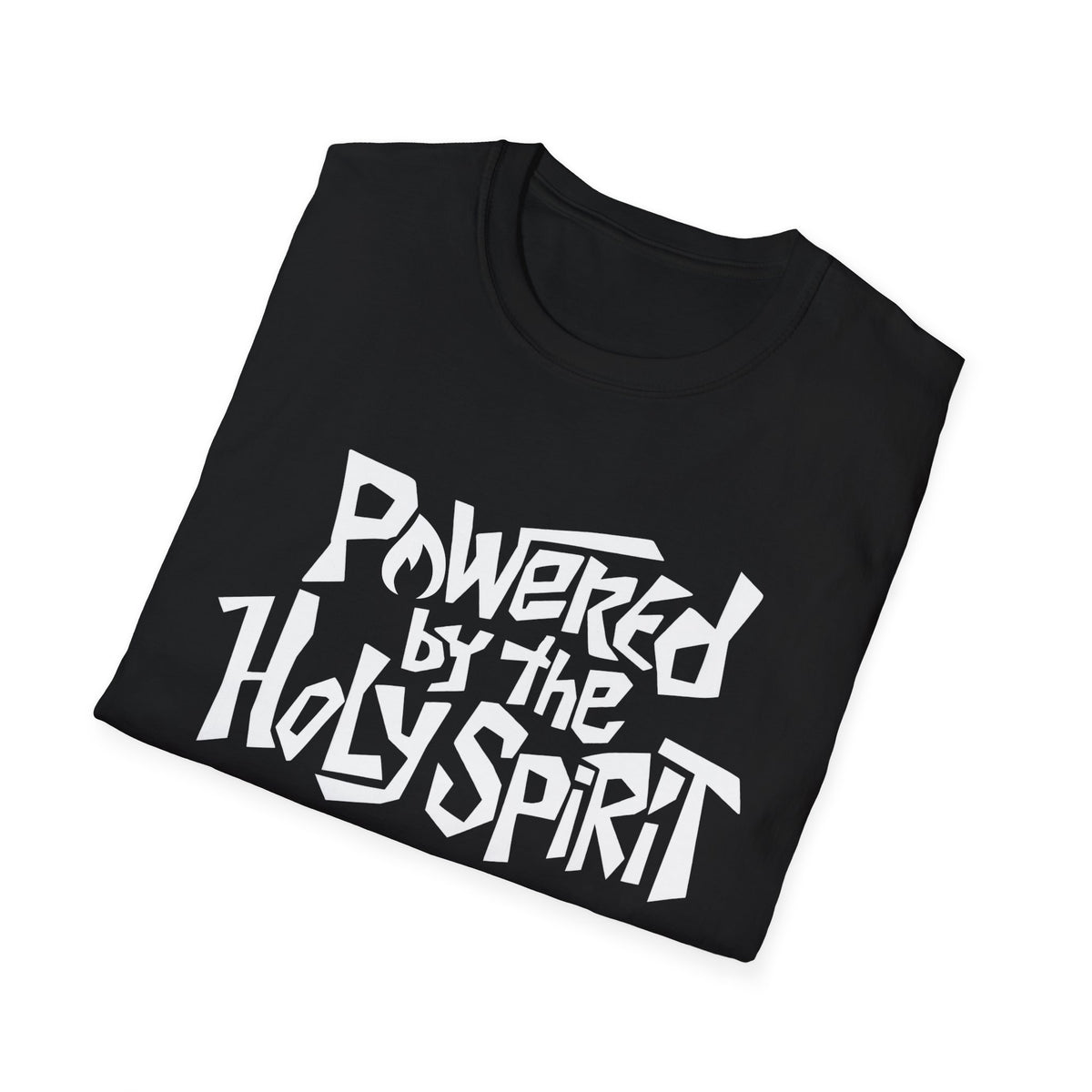 Powered by the HOLY SPIRIT Christian T-Shirt - CURVY