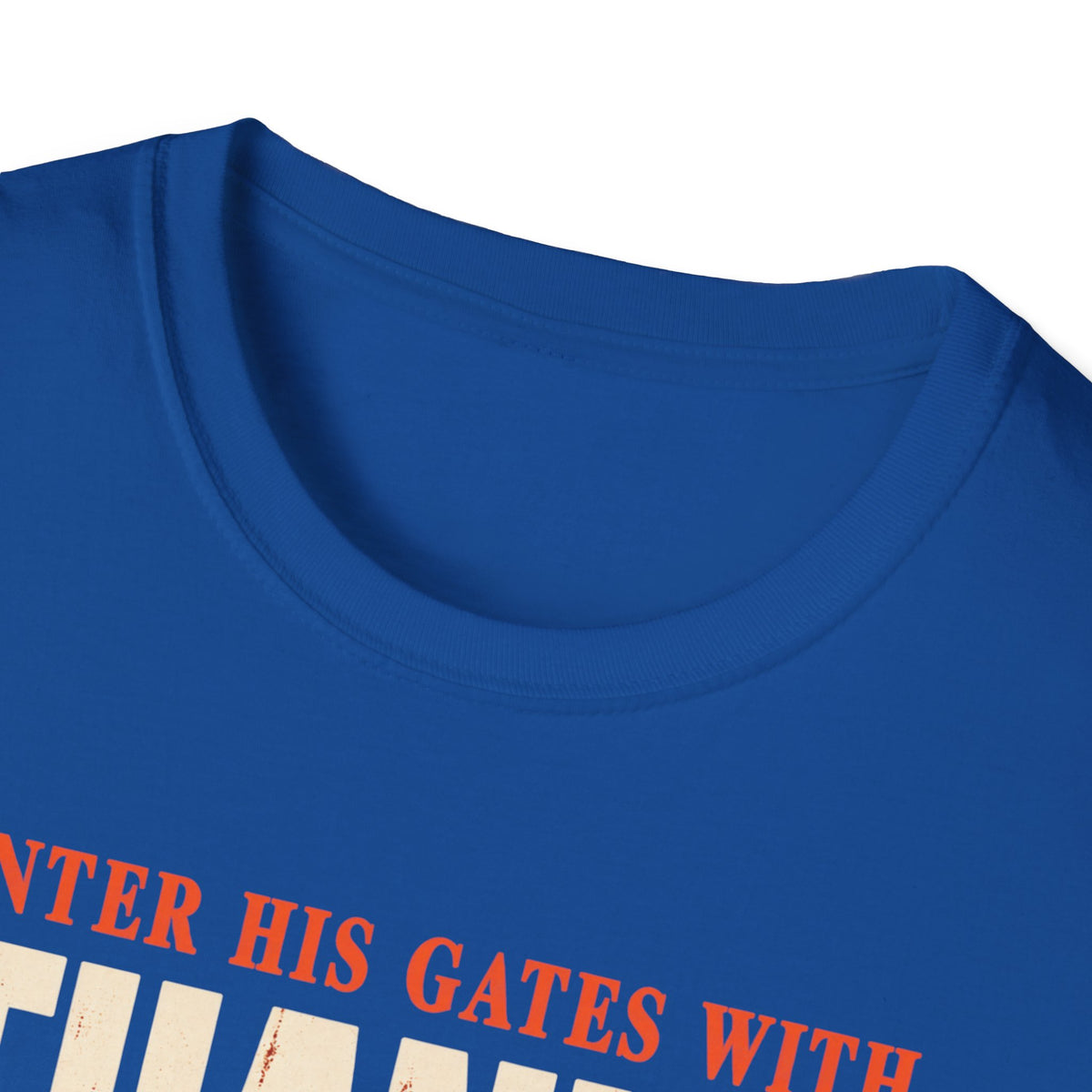 Enter His Gates With Thanksgiving T-Shirt - CURVY