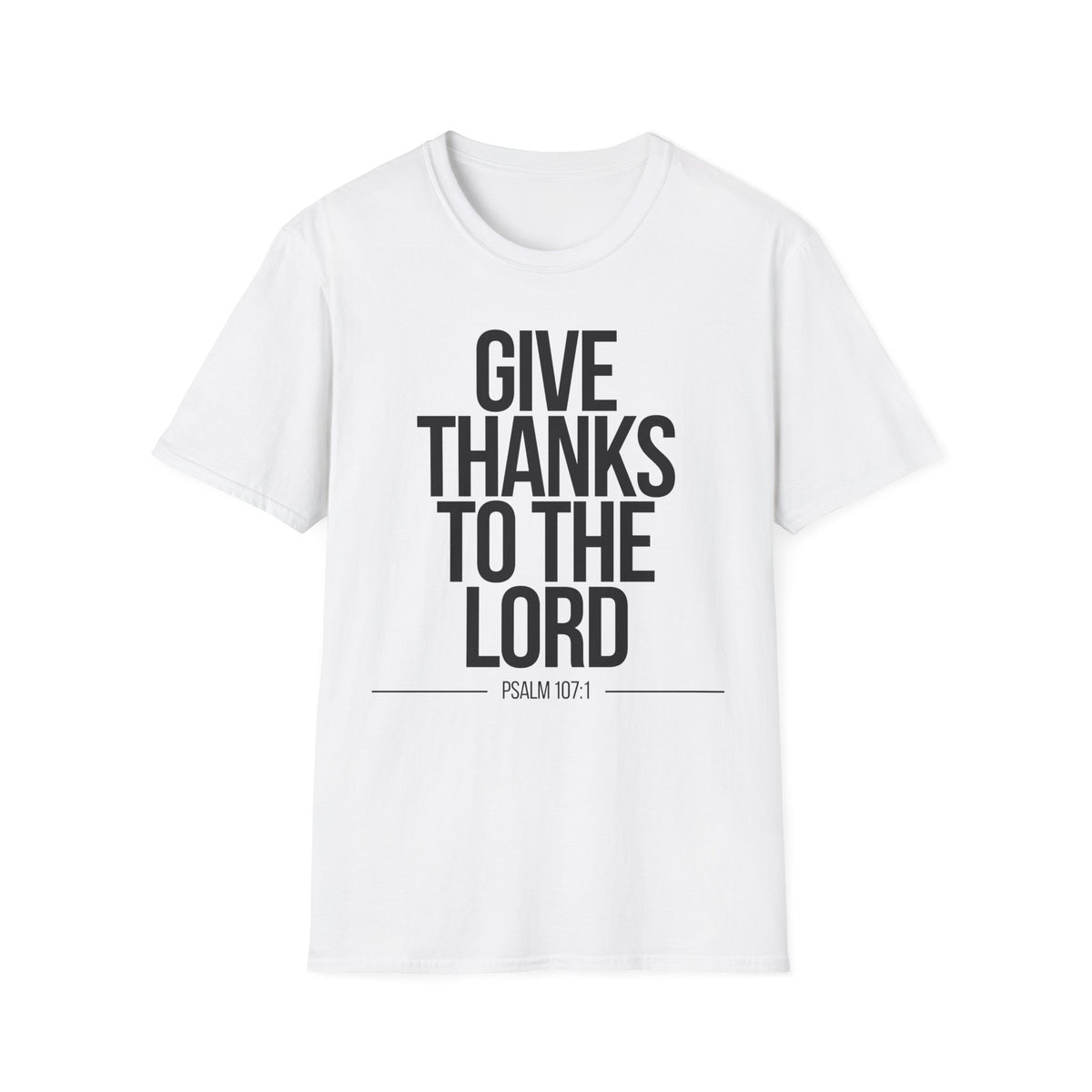 Give Thanks to the Lord T-Shirt (Light) - CURVY