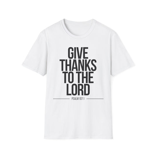 Give Thanks to the Lord T-Shirt (Light) - CURVY