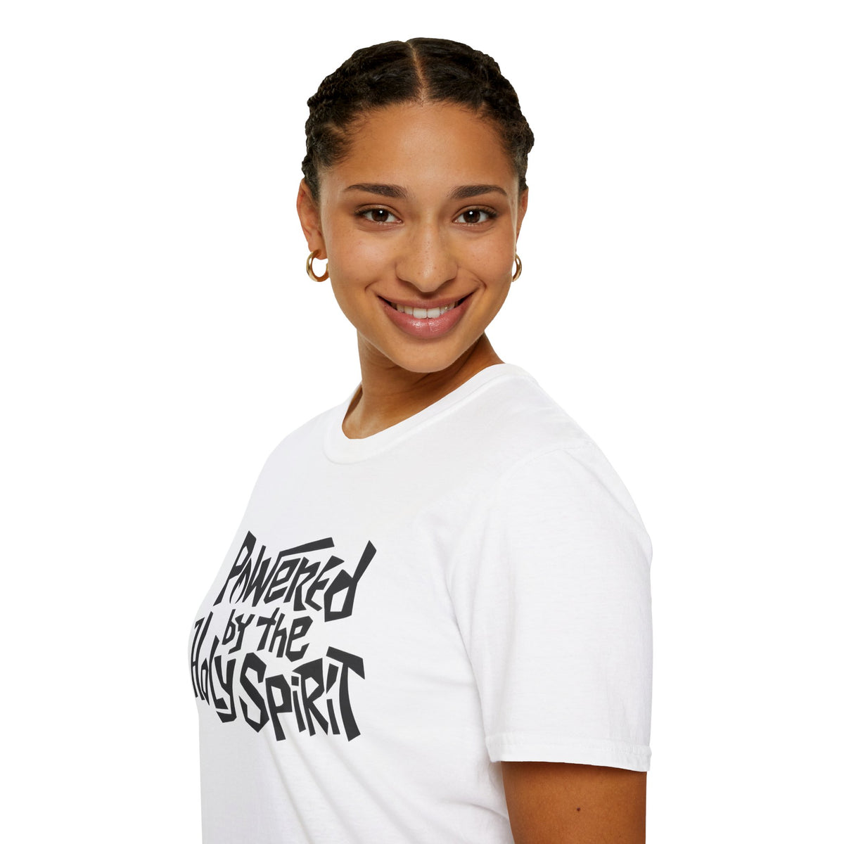 Powered by the HOLY SPIRIT Christian T-Shirt - CURVY