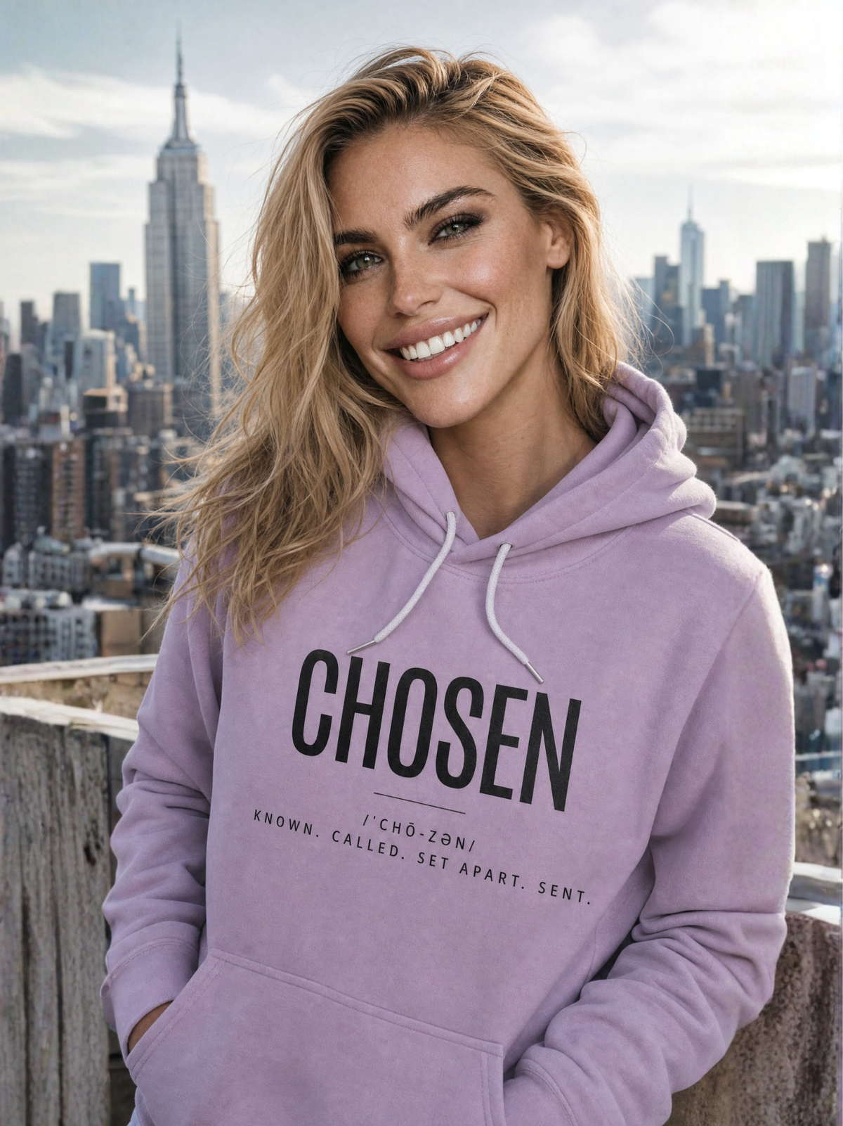 CHOSEN Unisex Sponge Fleece Hoodie / Pullover (Light)