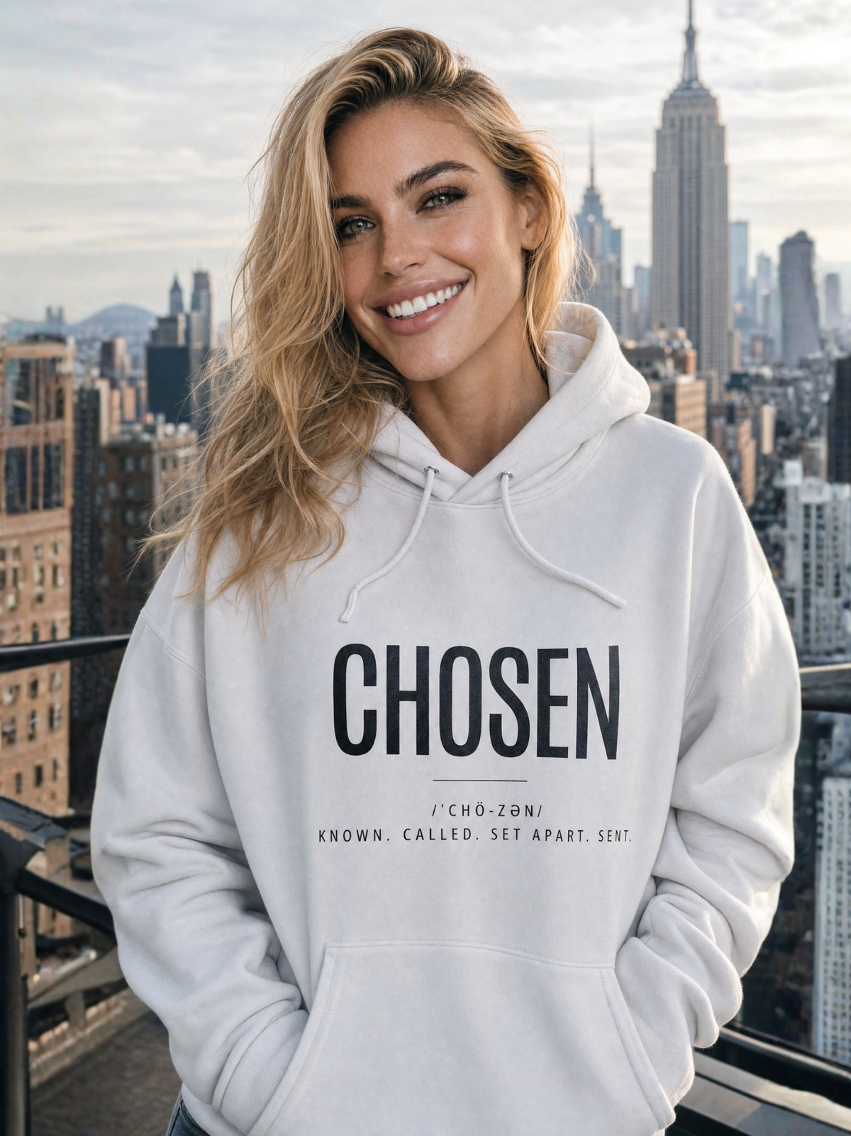 CHOSEN Unisex Sponge Fleece Hoodie / Pullover (Light)