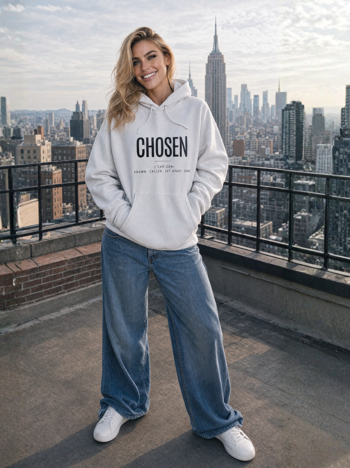 CHOSEN Unisex Sponge Fleece Hoodie / Pullover (Light)