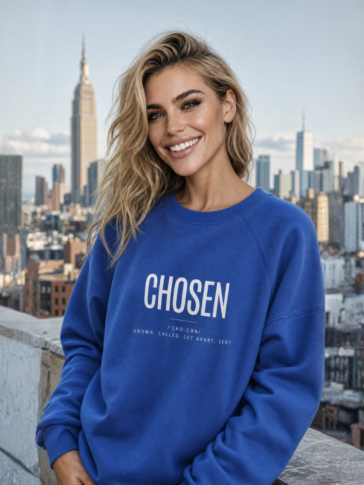 CHOSEN - Unisex Sponge Fleece Raglan Sweatshirt