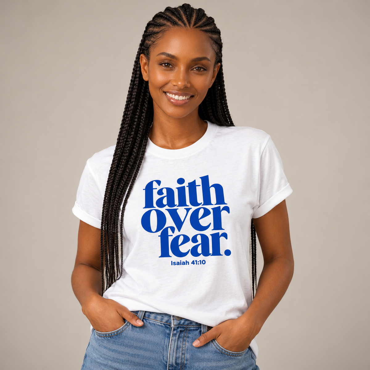 Faith Over Fear Christian T-Shirt