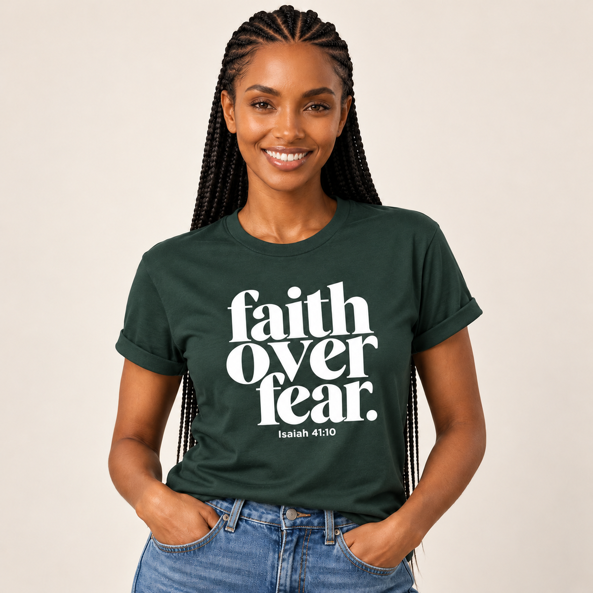 Faith Over Fear Christian T-Shirt