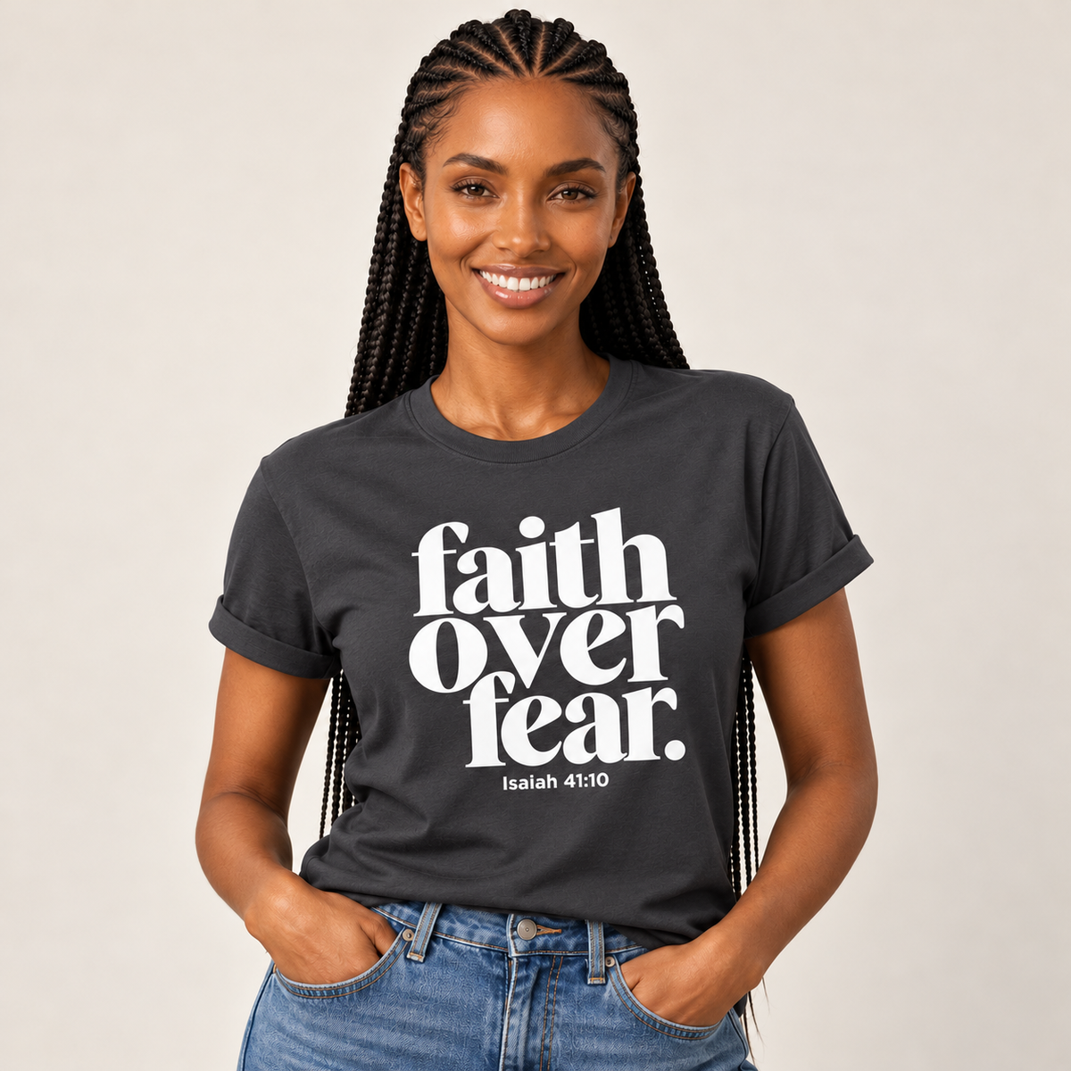 Faith Over Fear Christian T-Shirt