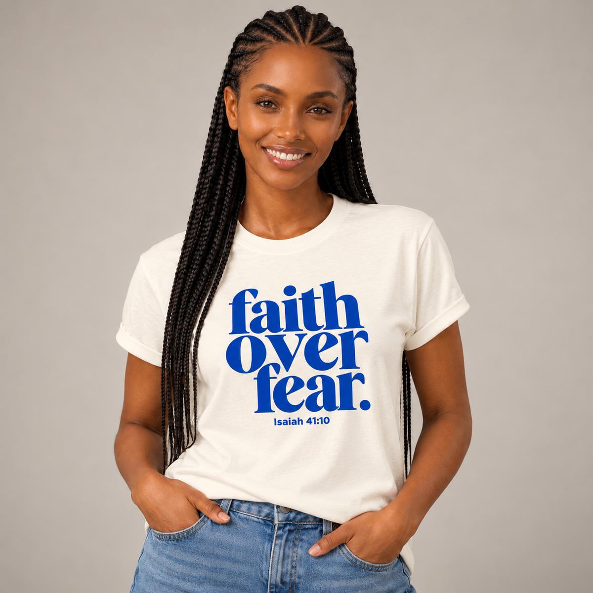 Faith Over Fear Christian T-Shirt