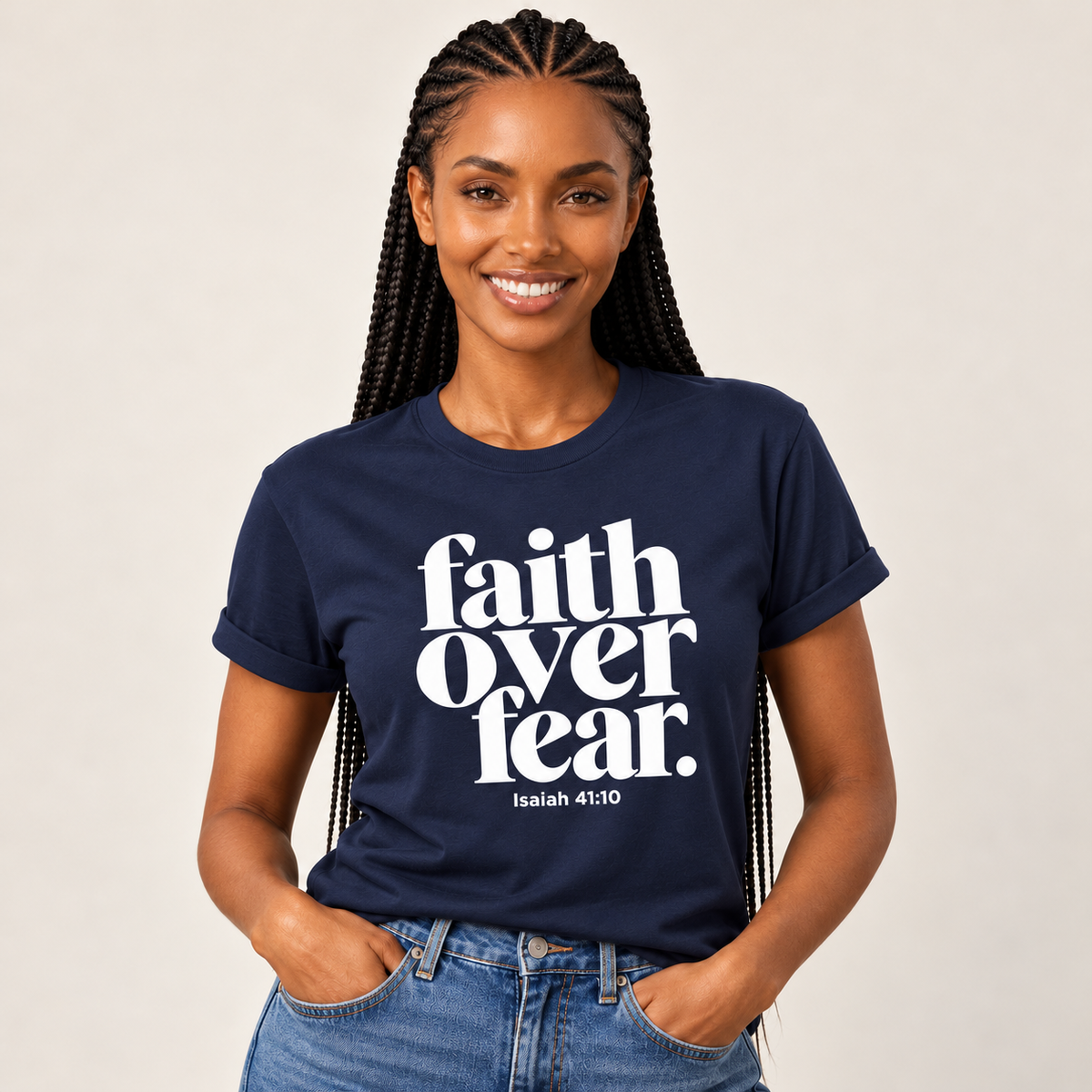 Faith Over Fear Christian T-Shirt