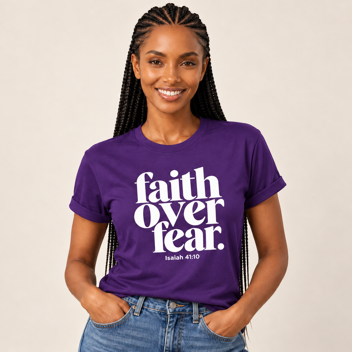 Faith Over Fear Christian T-Shirt