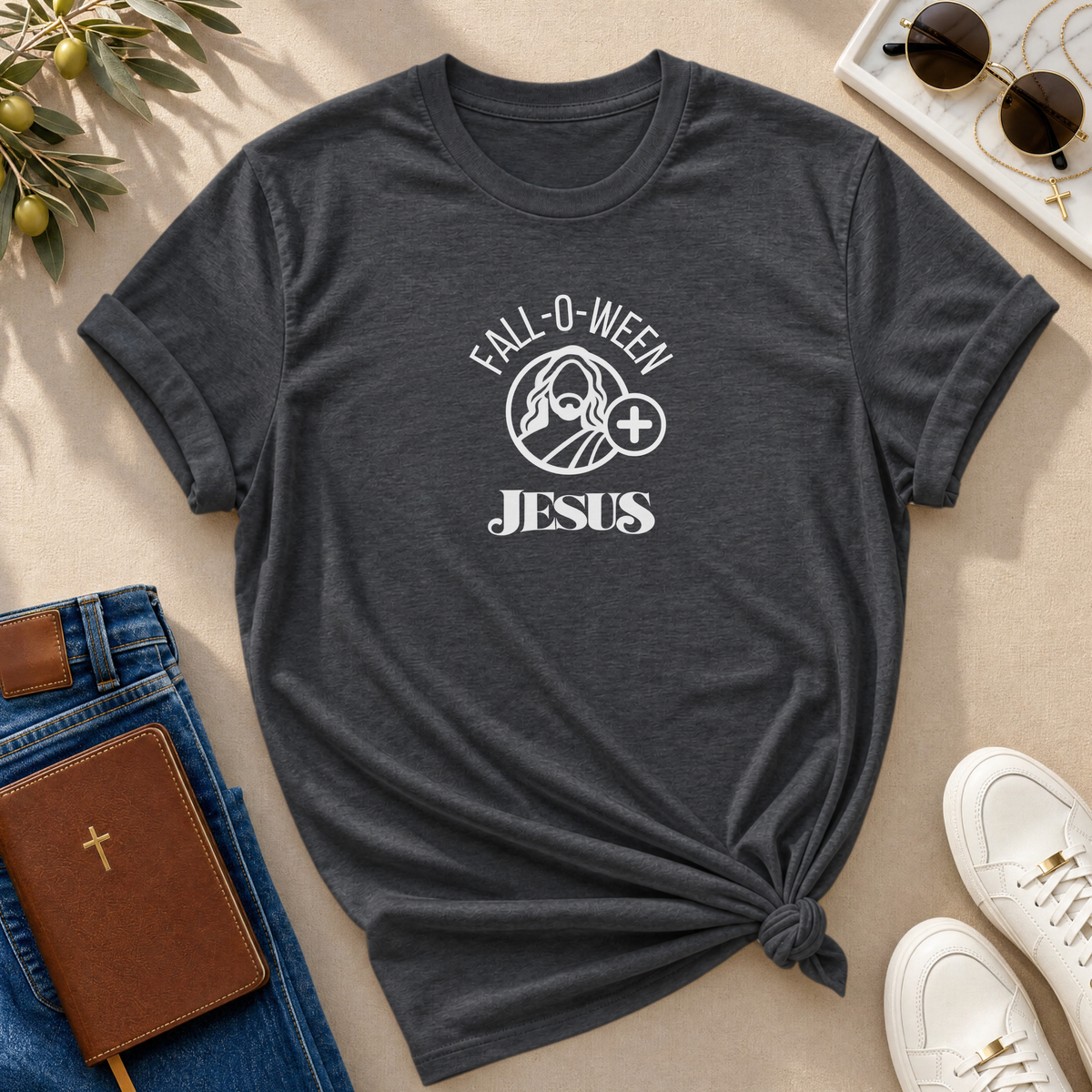 Fall-O-Ween Jesus Christian T-Shirt