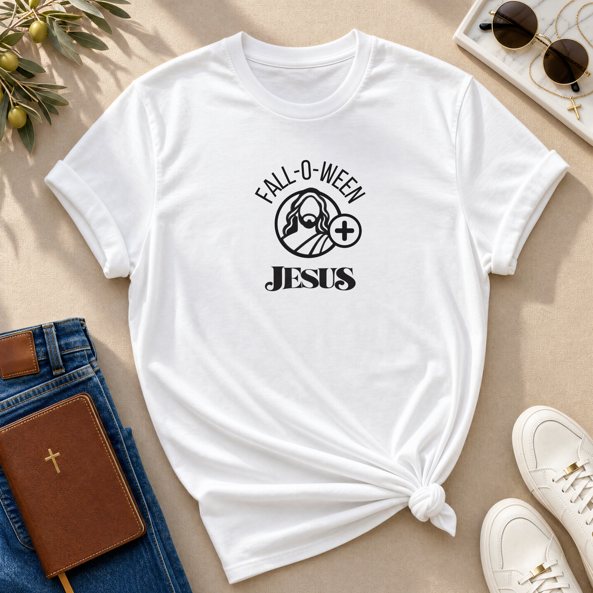Fall-O-Ween Jesus Christian T-Shirt