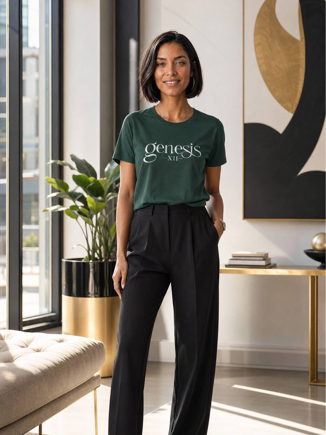 Genesis XII Unisex T-Shirt |Genesis 12 Bible Verse (Dark)