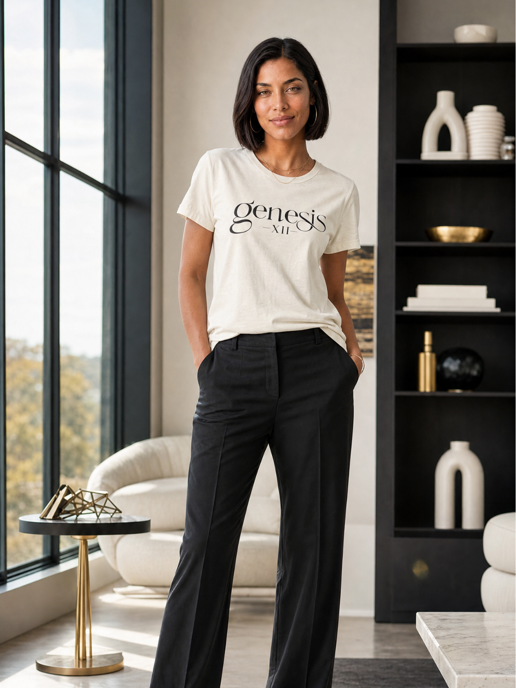Genesis XII Unisex T-Shirt | Genesis 12 Bible Verse (Light)