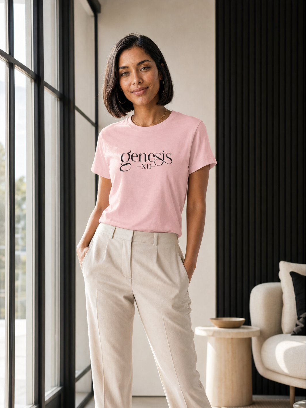 Genesis XII Unisex T-Shirt | Genesis 12 Bible Verse (Color)