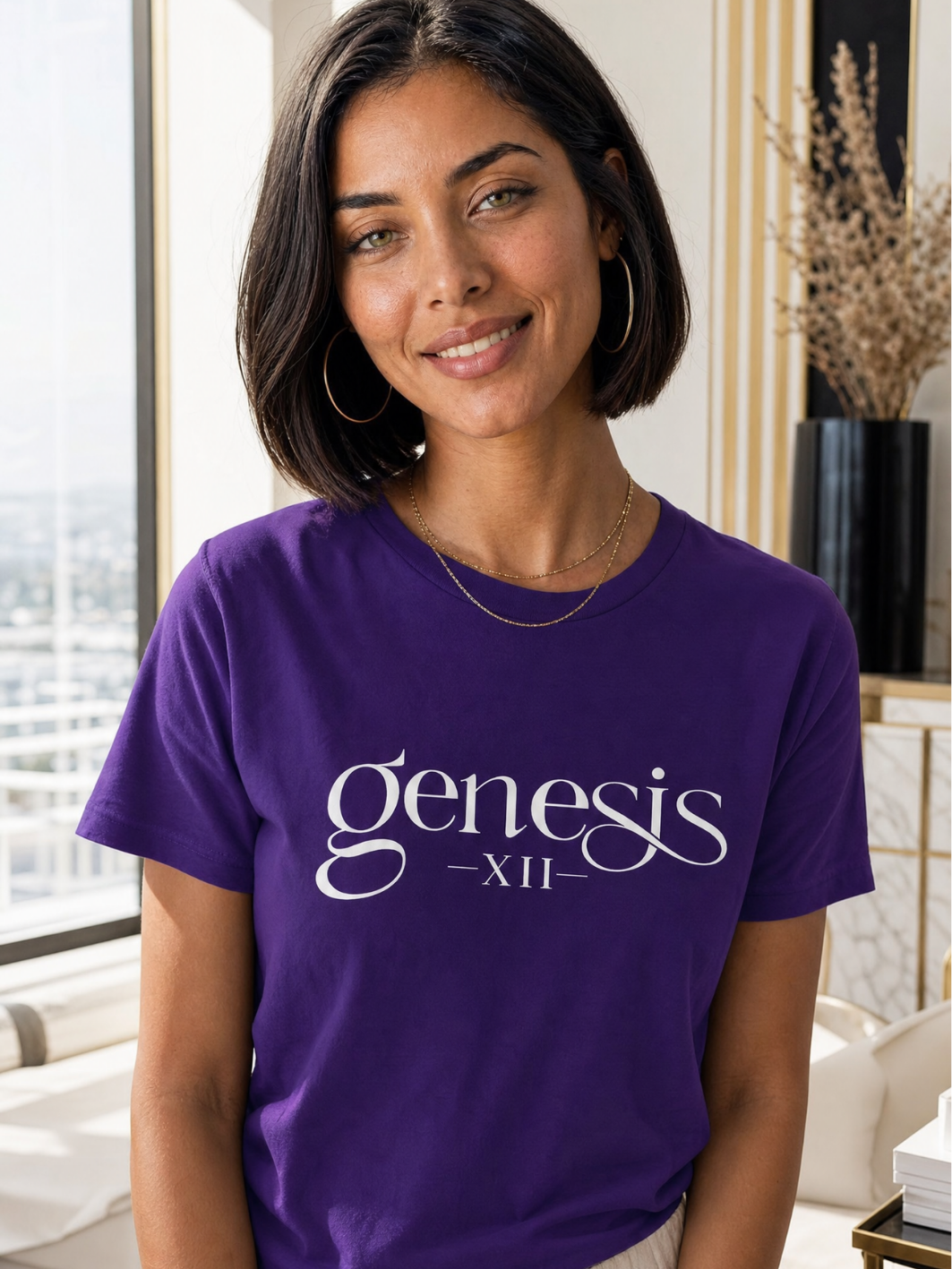 Genesis XII Unisex T-Shirt |Genesis 12 Bible Verse (Dark)