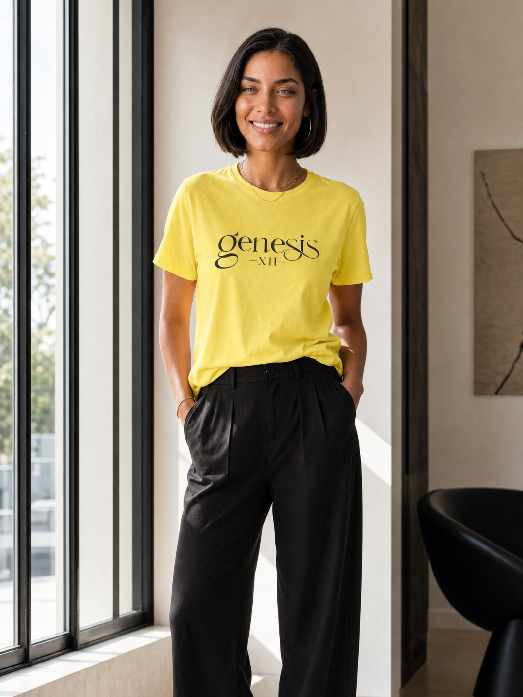 Genesis XII Unisex T-Shirt | Genesis 12 Bible Verse (Color)