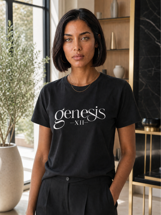 Genesis XII Unisex T-Shirt |Genesis 12 Bible Verse (Dark)