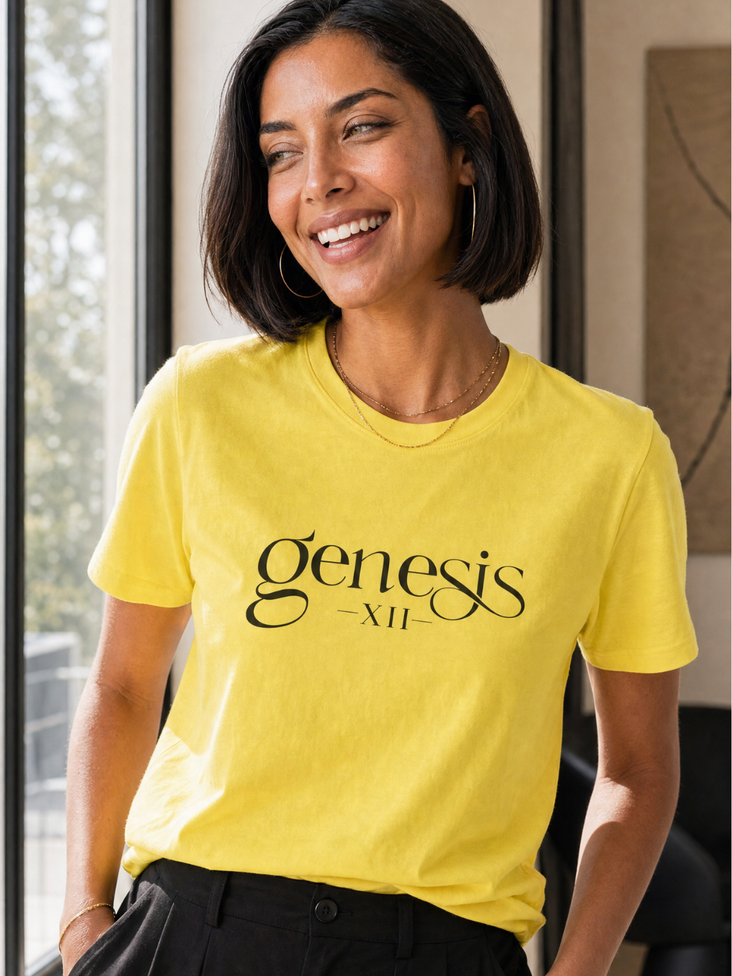 Genesis XII Unisex T-Shirt | Genesis 12 Bible Verse (Color)