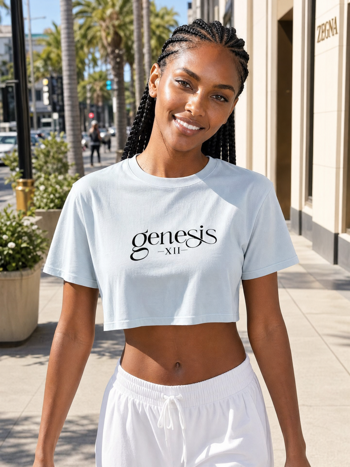 Genesis XII Cropped T-Shirt (Light)