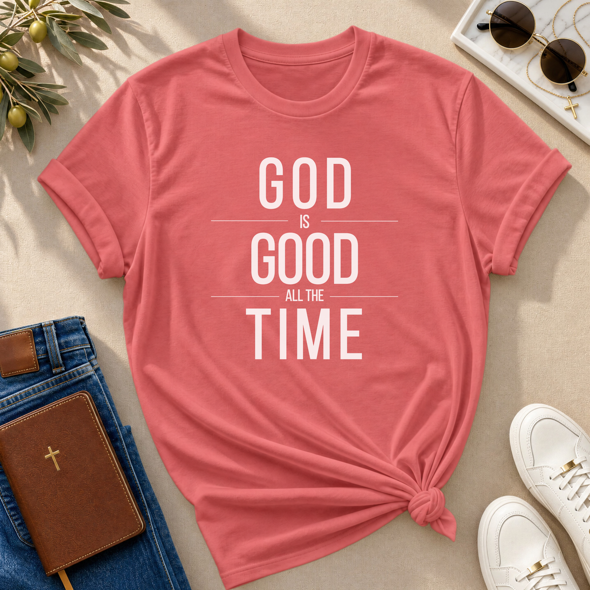 God Is Good All The Time Color T-Shirt