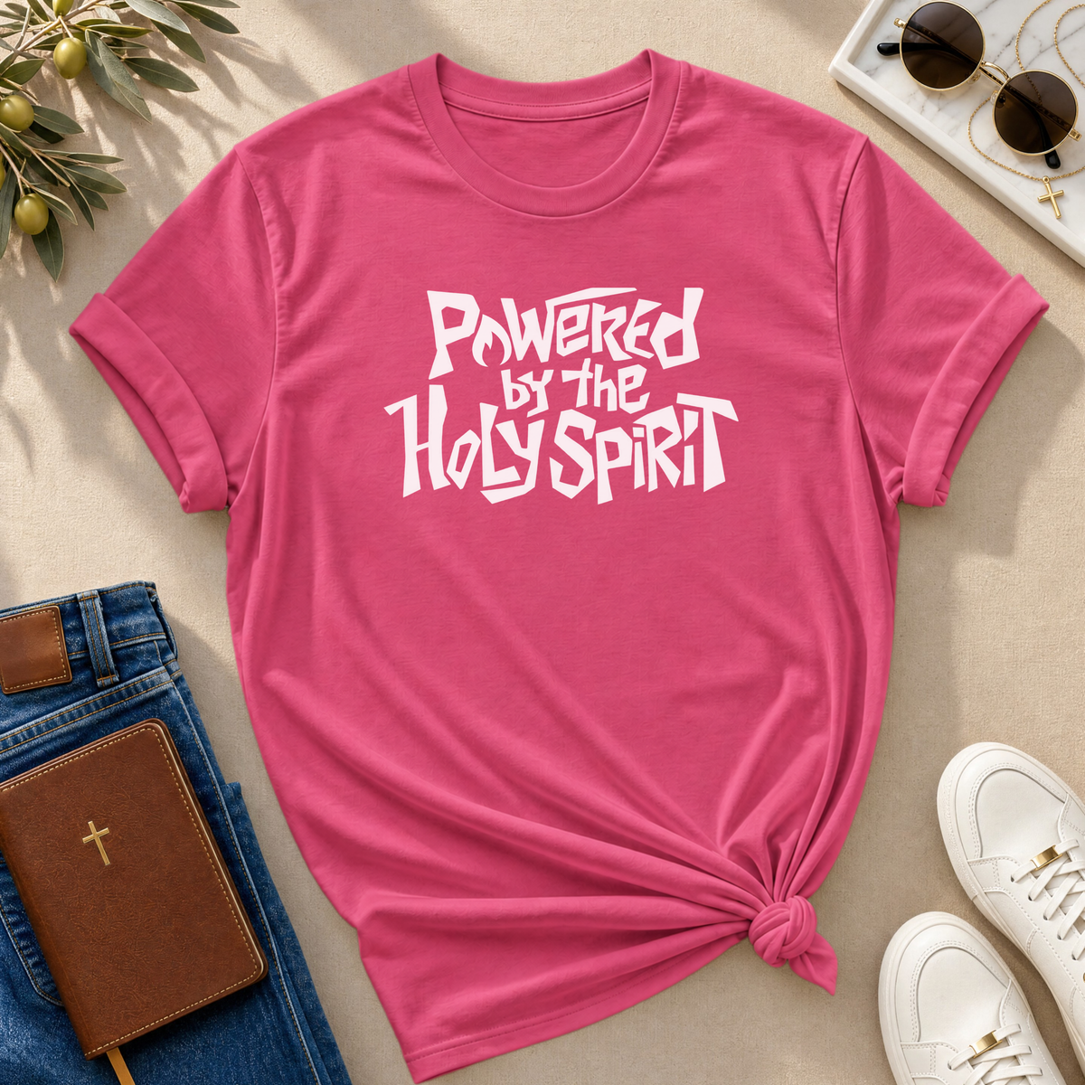 Powered by the HOLY SPIRIT Christian T-Shirt