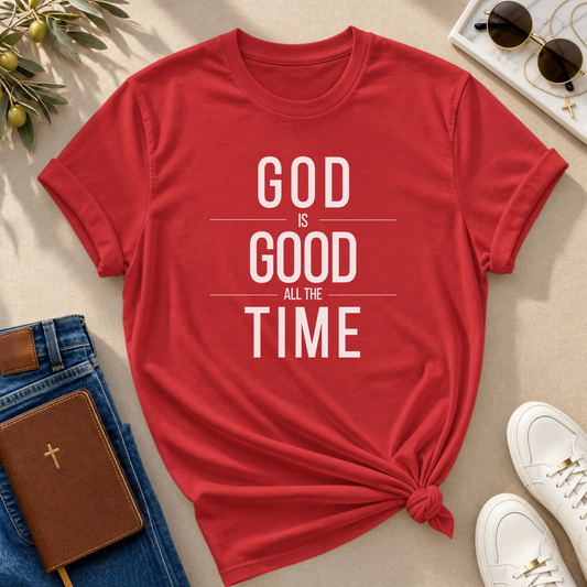 God Is Good All The Time Color T-Shirt