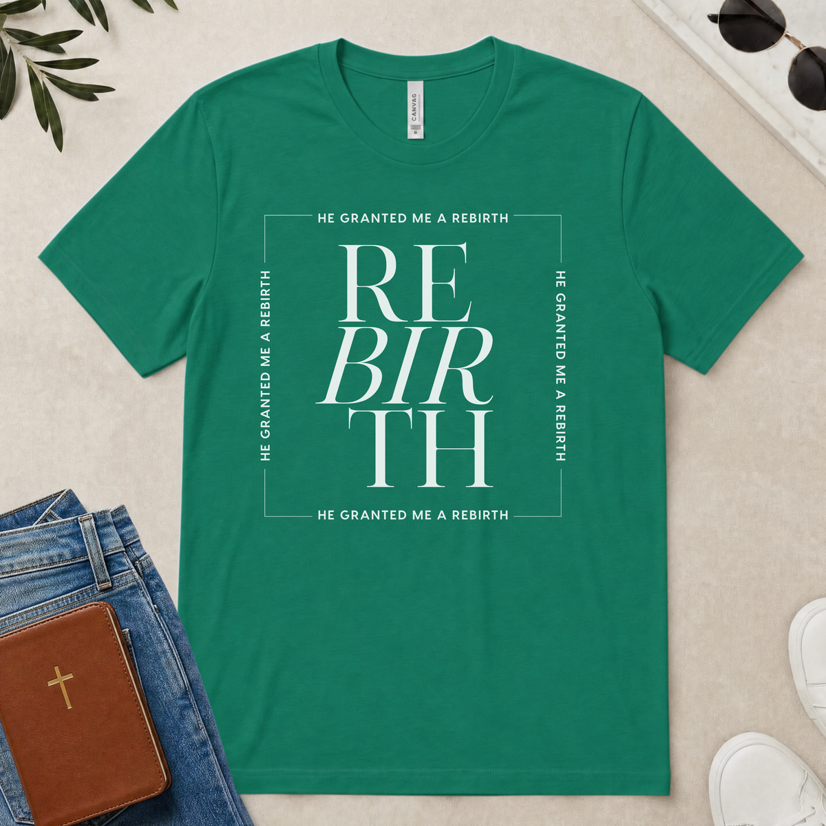 He Granted Me A REBIRTH Christian T-Shirt