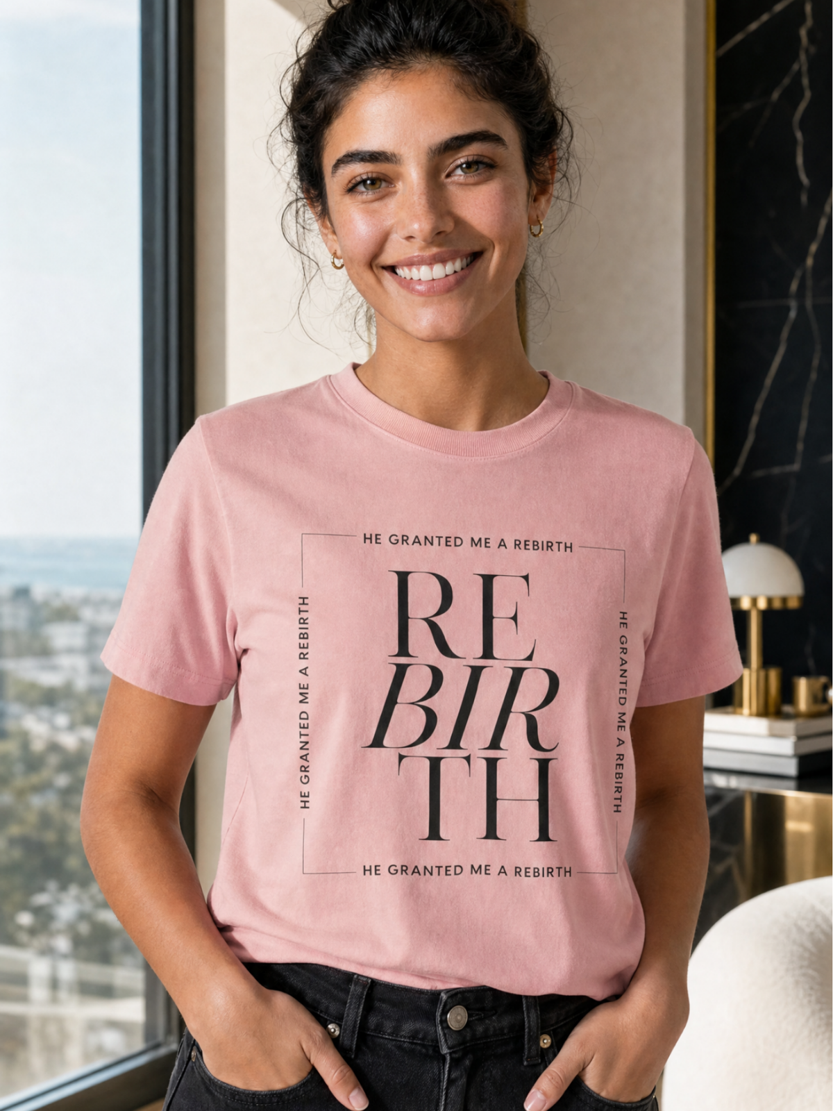 He Granted Me A Rebirth Unisex T-Shirt (Color)