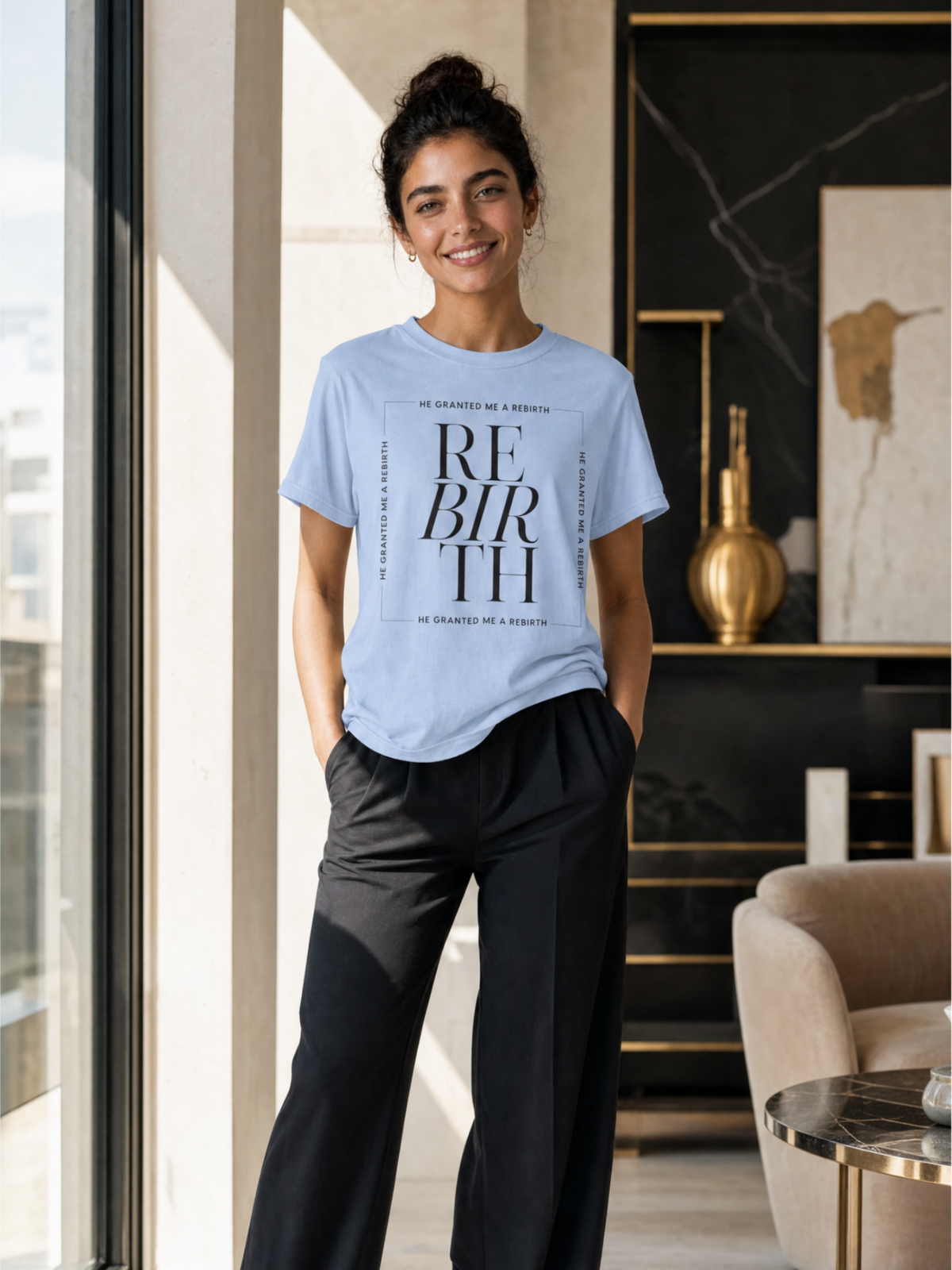 He Granted Me A Rebirth Unisex T-Shirt (Color)