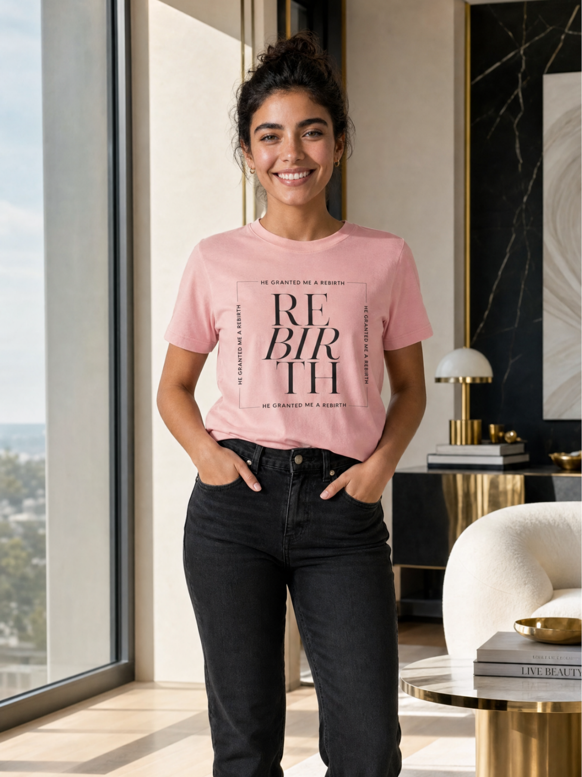 He Granted Me A Rebirth Unisex T-Shirt (Color)