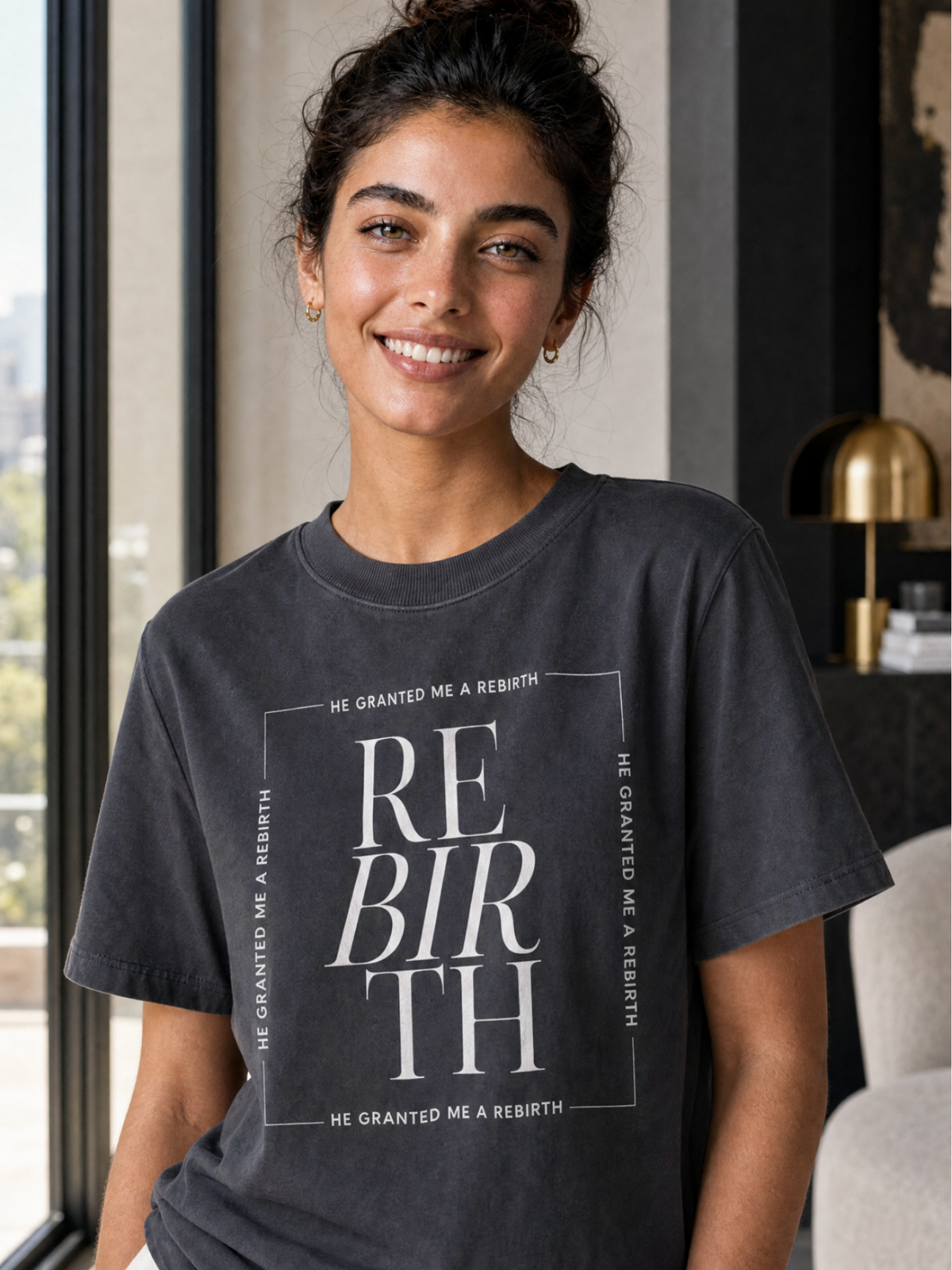 He Granted Me A Rebirth Unisex T-Shirt (Dark)