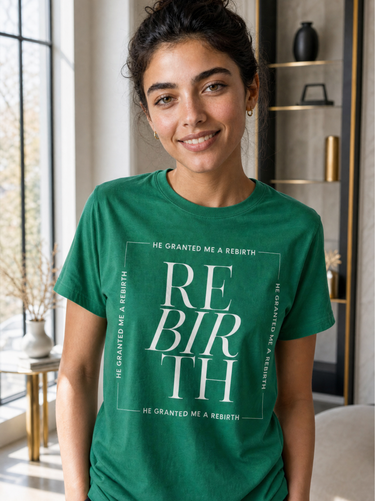 He Granted Me A Rebirth Unisex T-Shirt (Dark)