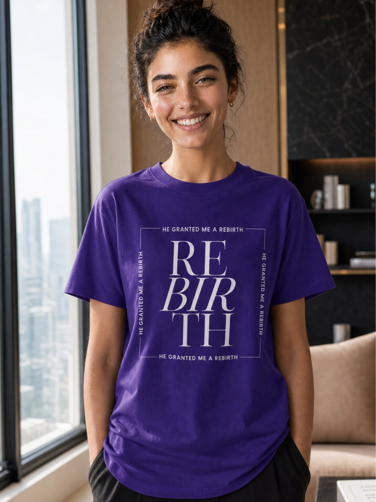 He Granted Me A Rebirth Unisex T-Shirt (Dark)