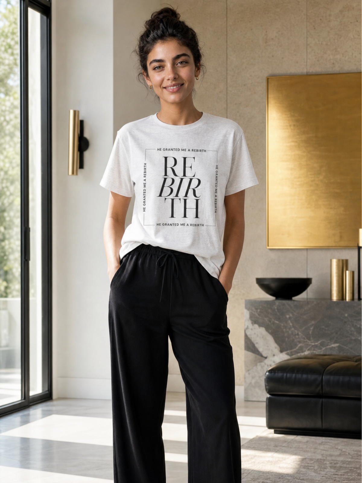 He Granted Me A Rebirth Unisex T-Shirt (Light)