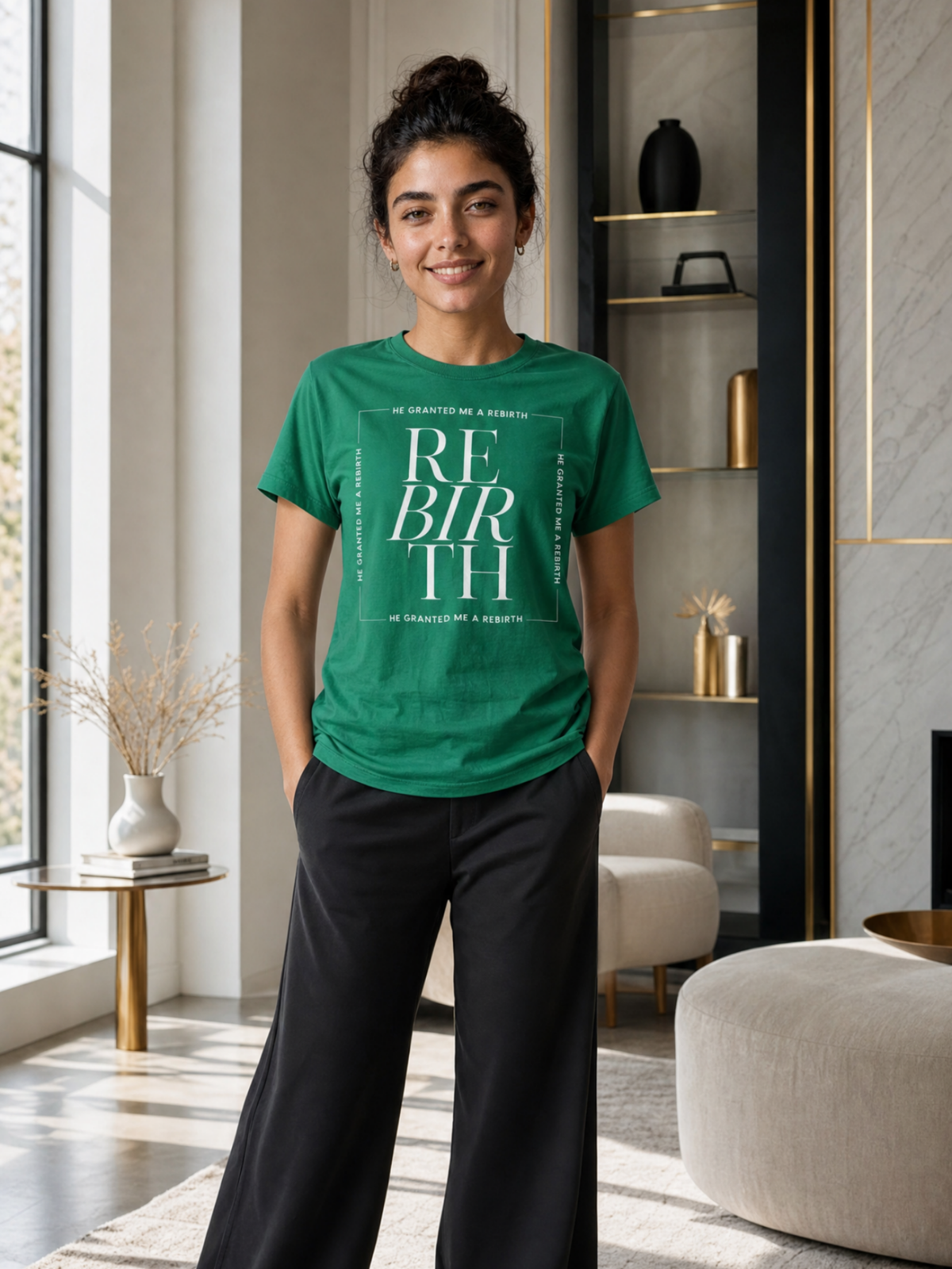He Granted Me A Rebirth Unisex T-Shirt (Dark)
