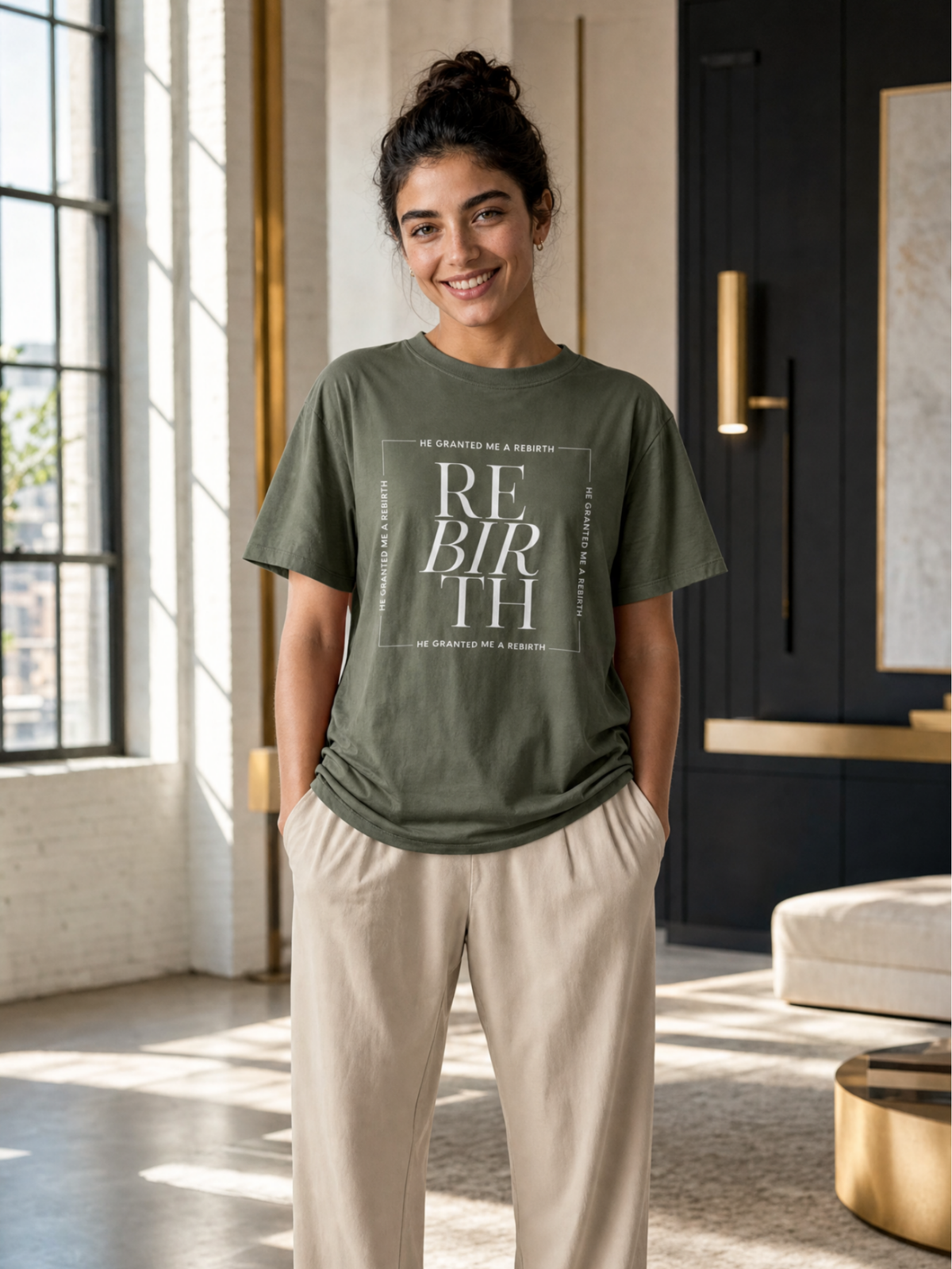 He Granted Me A Rebirth Unisex T-Shirt (Dark)