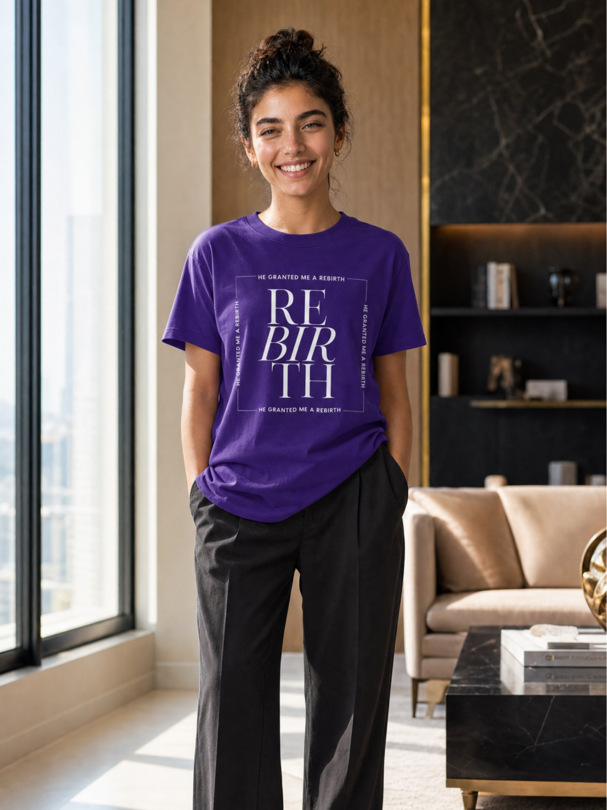 He Granted Me A Rebirth Unisex T-Shirt (Dark)
