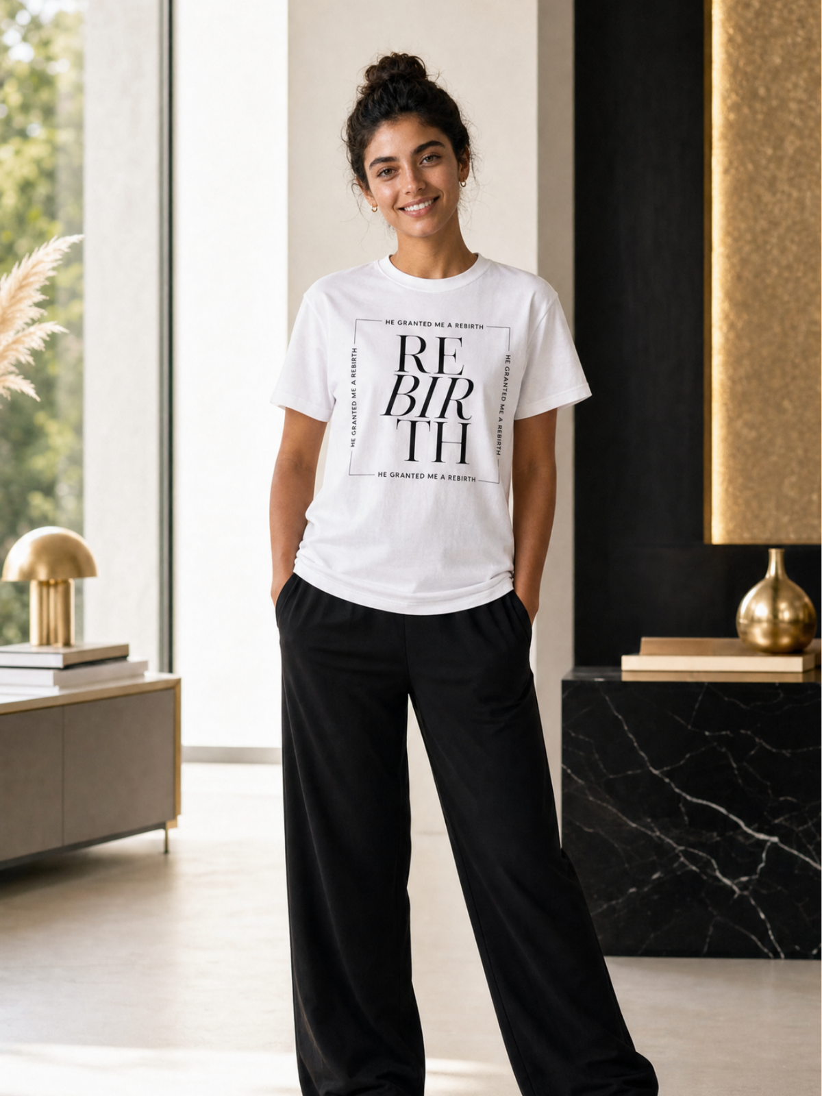 He Granted Me A Rebirth Unisex T-Shirt (Light)