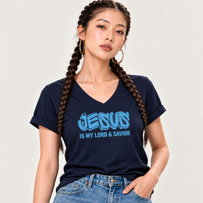 Jesus Is My Lord Savoir V-Neck T-Shirt