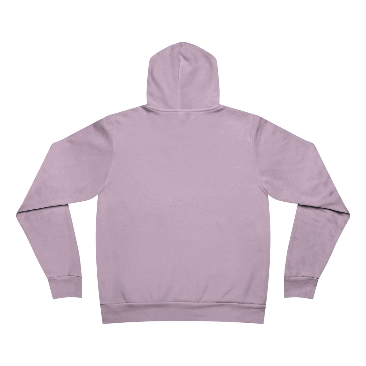 Lilac CHOSEN Christian sponge fleece hoodie back view