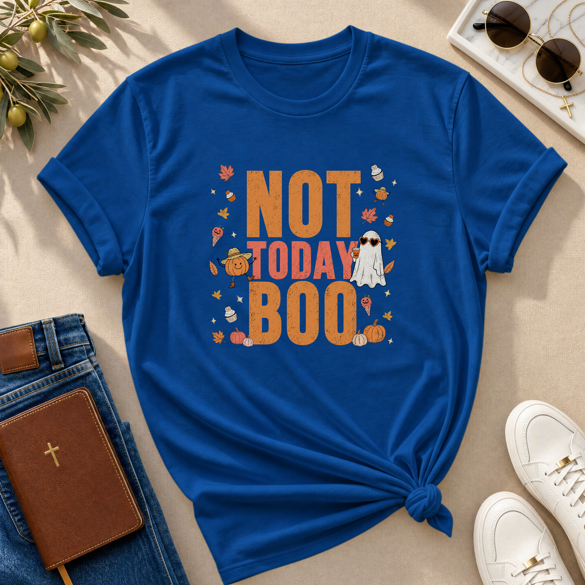 Not Today Boo Halloween T-Shirt