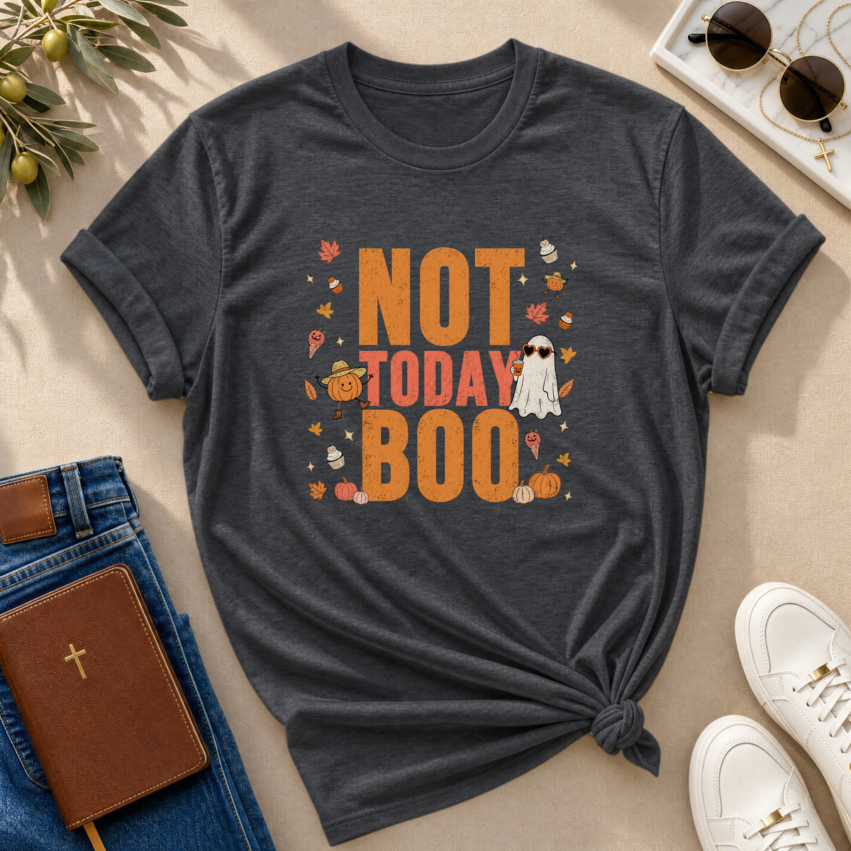 Not Today Boo Halloween T-Shirt