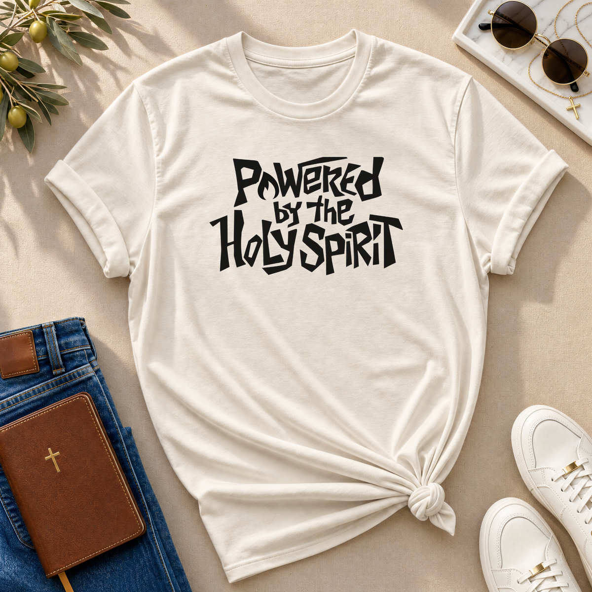 Powered by the HOLY SPIRIT Christian T-Shirt